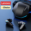 Lenovo-GM2 Fones De Ouvido Pro Gaming, Bluetooth 5.3